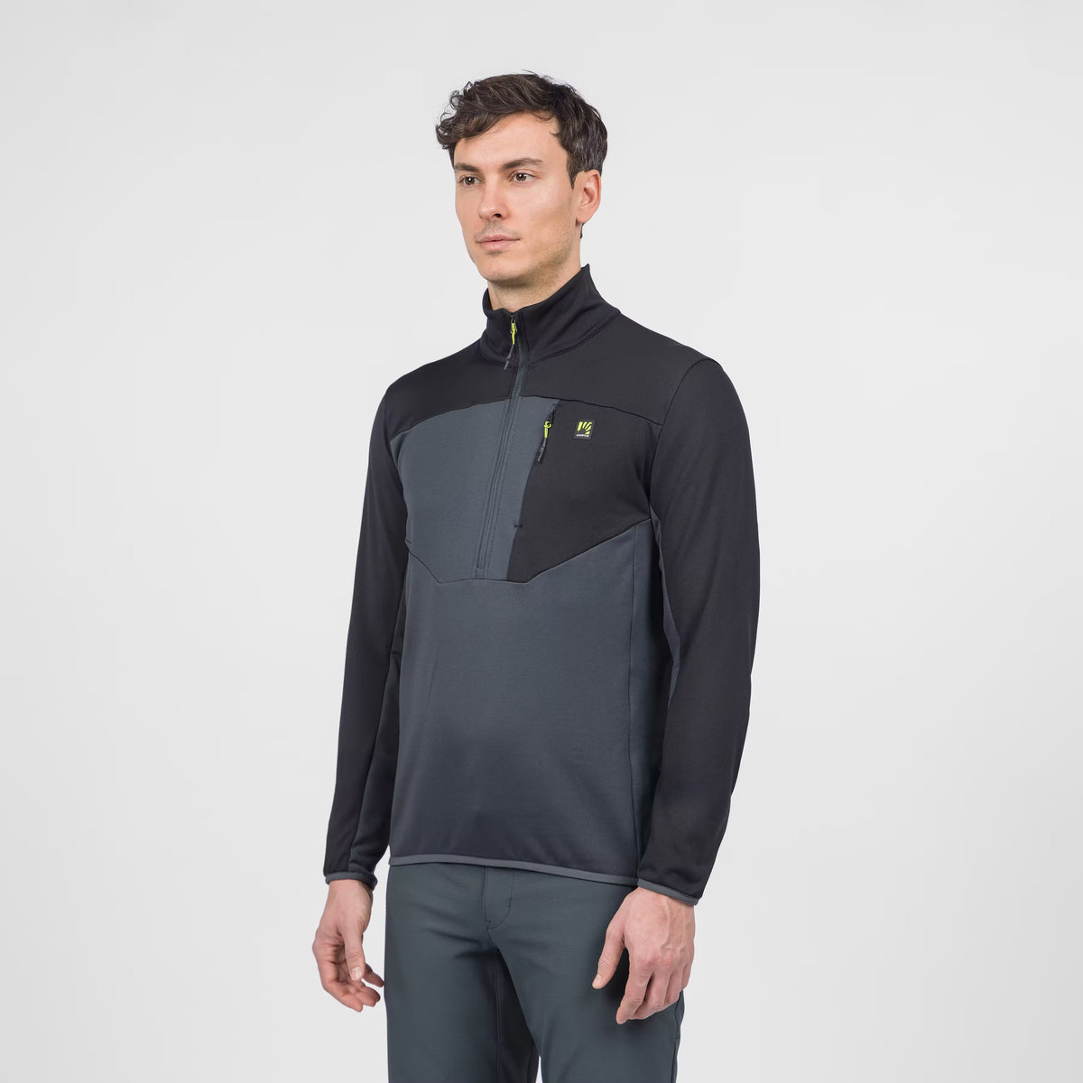 POLAIRE BIGONTINA DEMI-ZIP       WOODL.GRIS/NOIR | 2531125-401n      2027