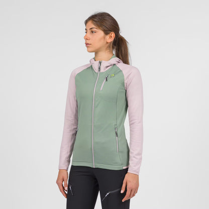 ODLE EVO W SWEAT À CAPUCHE POLAIRE À FERMETURE ÉCLAIR INTÉGRALE  HAIE/LILAS | 2532122-058   2027