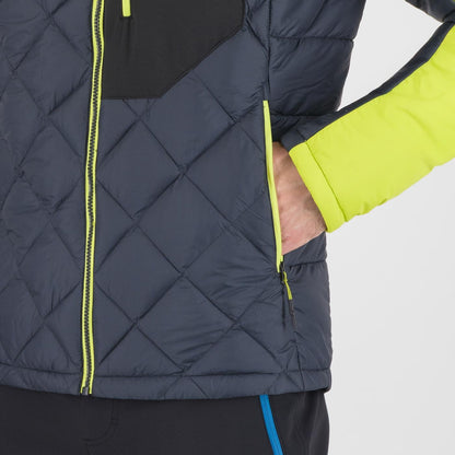 LASTEI UP JACKET WOODL.GRAY/ACID LIME | 2511044-038  2026