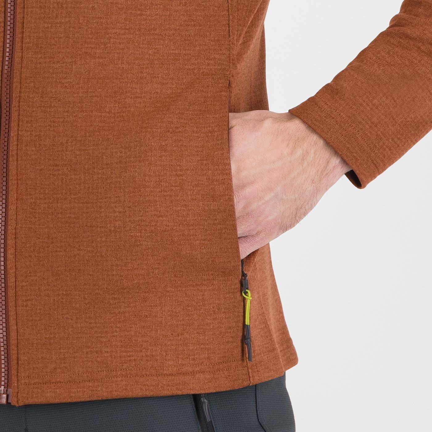 POLAIRE À FERMETURE ÉCLAIR COMPLÈTE PIZZOCCO  ACAJOU | 2531075-022           2026