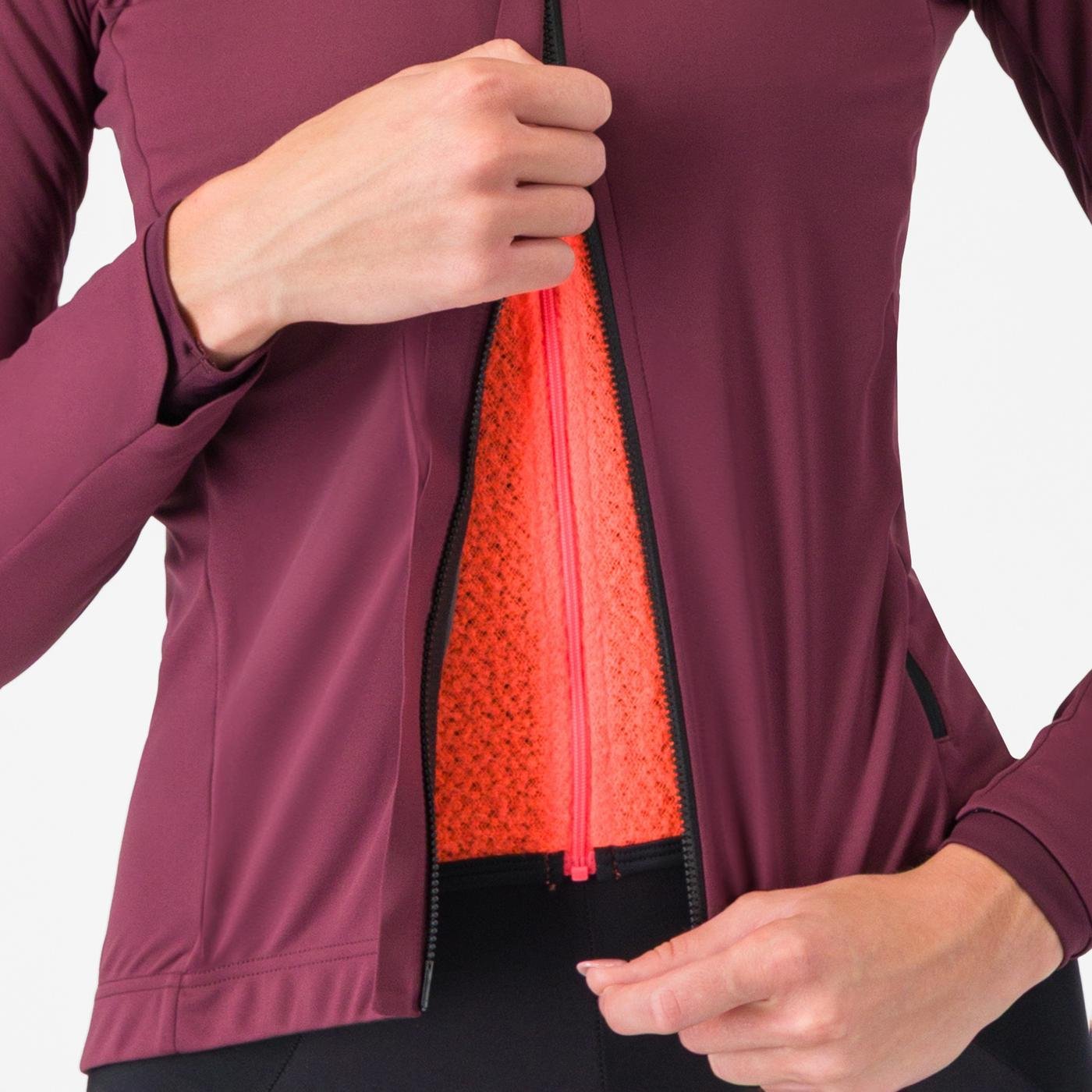 ALPHA 150 W JACKET   Couleur : DEEP BORDEAUX/BRILLIANT PINK  | 4525531-625