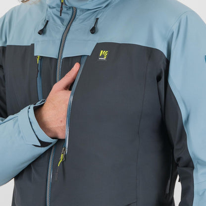 MIDI SHELL JACKET WOODL.GRAY/SMOKE BLUE | 2511019-008  2025-26