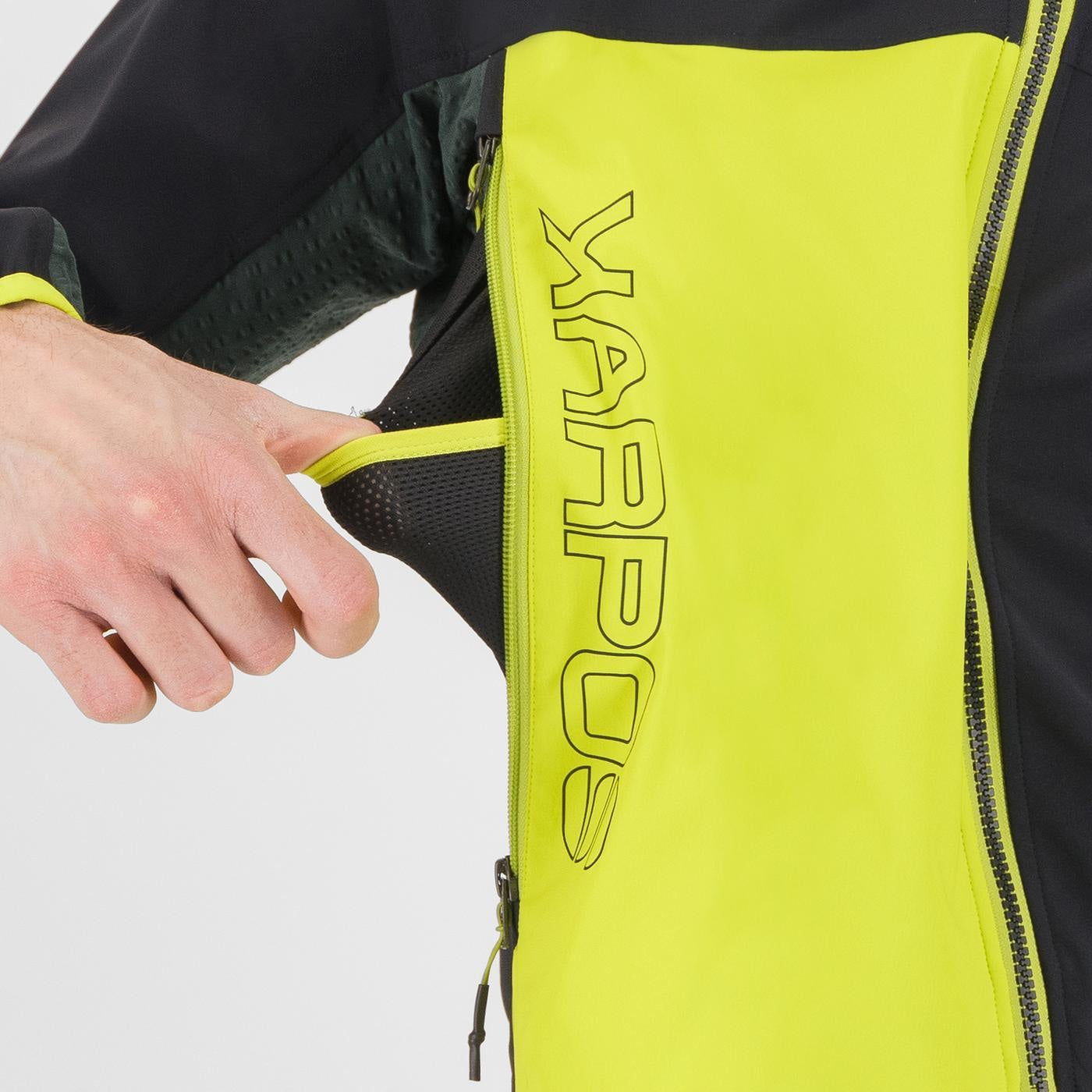 PIZZO BIANCO JACKET   BLACK/WOODL.GRAY/ACID LIME | 2511032-038 2025-26