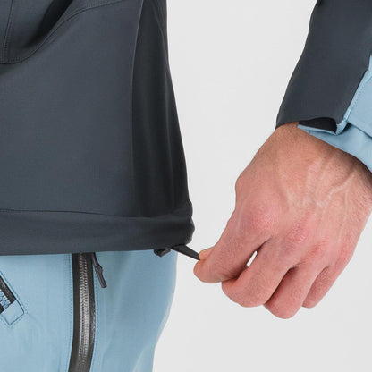 MIDI SHELL JACKET WOODL.GRAY/SMOKE BLUE | 2511019-008  2025-26