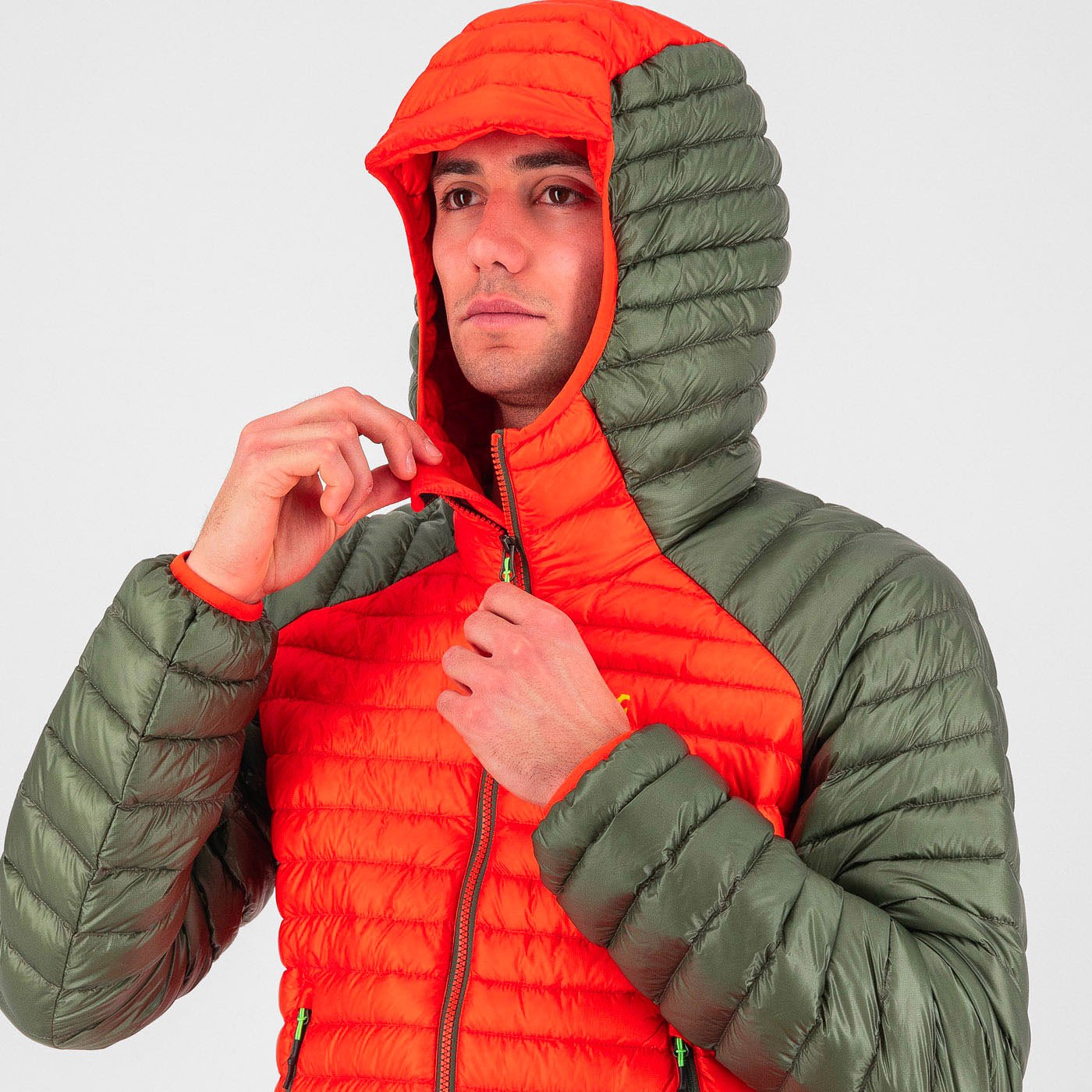 ALAGNA DOWN JACKET  SPICY ORANGE/THYME | 2511021-024     2025-26