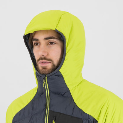 LASTEI UP JACKET WOODL.GRAY/ACID LIME | 2511044-038  2026