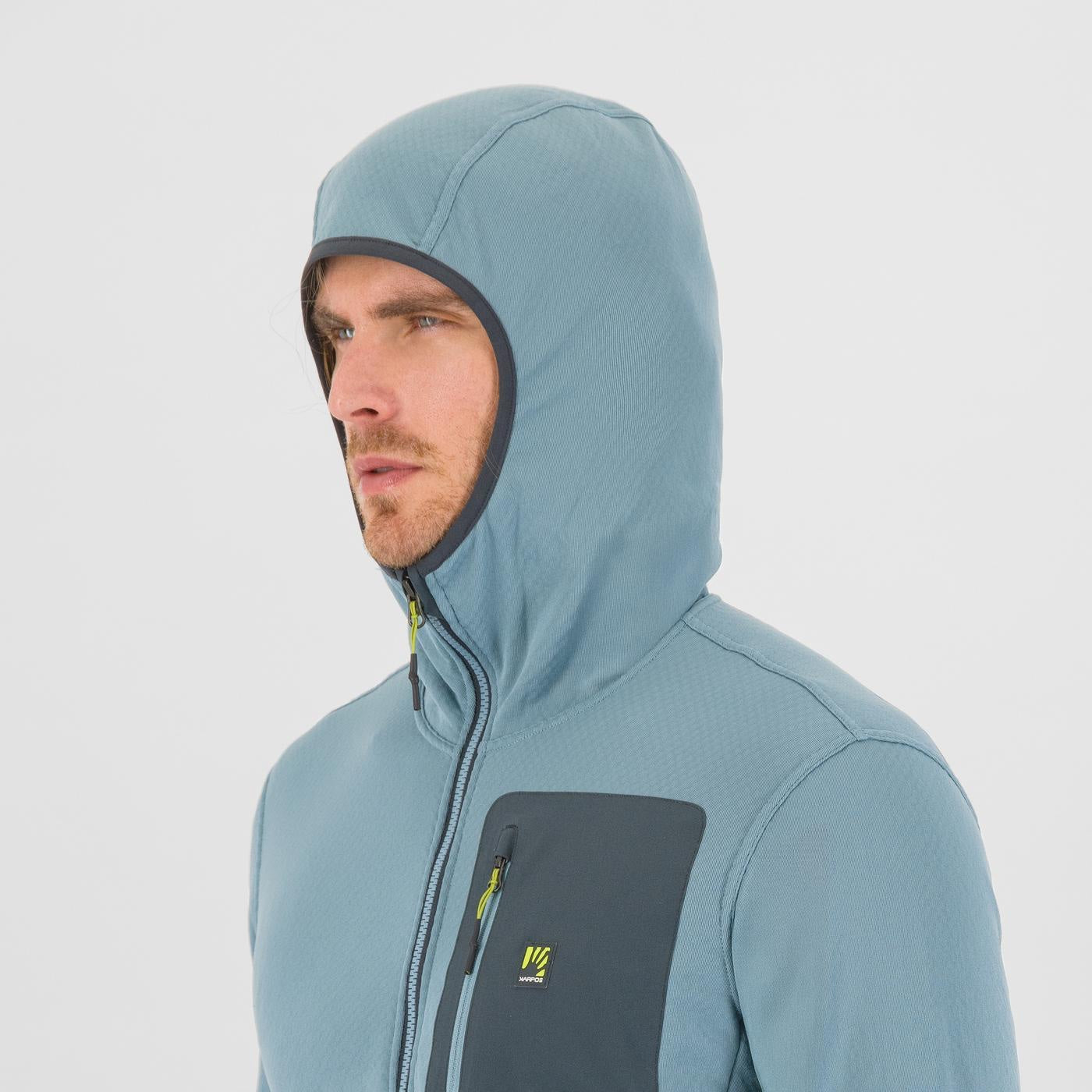 POLAIRE À CAPUCHE ANTERMOIA  BLEU FUMÉ/GRIS BOIS | 2531094-008  2026
