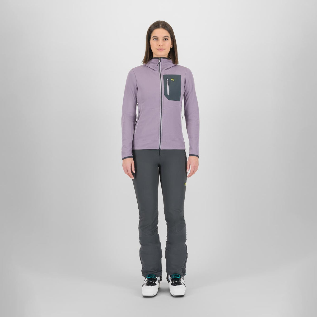 ANTERMOIA HOODIE W FLEECE   LAVENDER/WOODL.GRAY | 2532094-048  2026-27