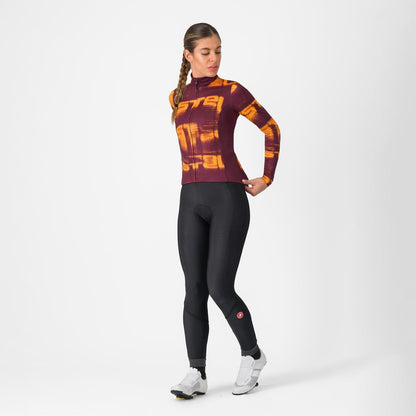 BLUR THERMAL JERSEY    Couleur : DEEP BORDEAUX/VIVID ORANGE  | 4525537-625  2026