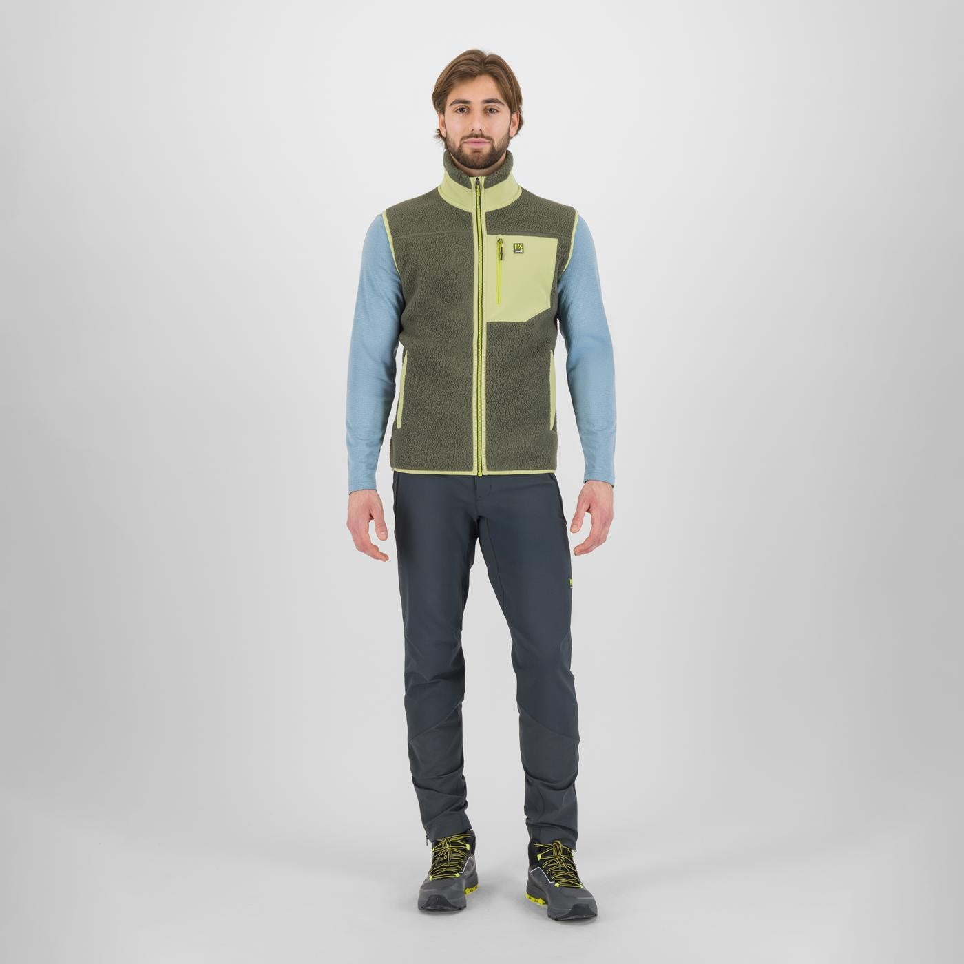MOIAZZA RETRò FLEECE VEST  DEEP DEPTHS/TARRAGON | 2531078-007   2026