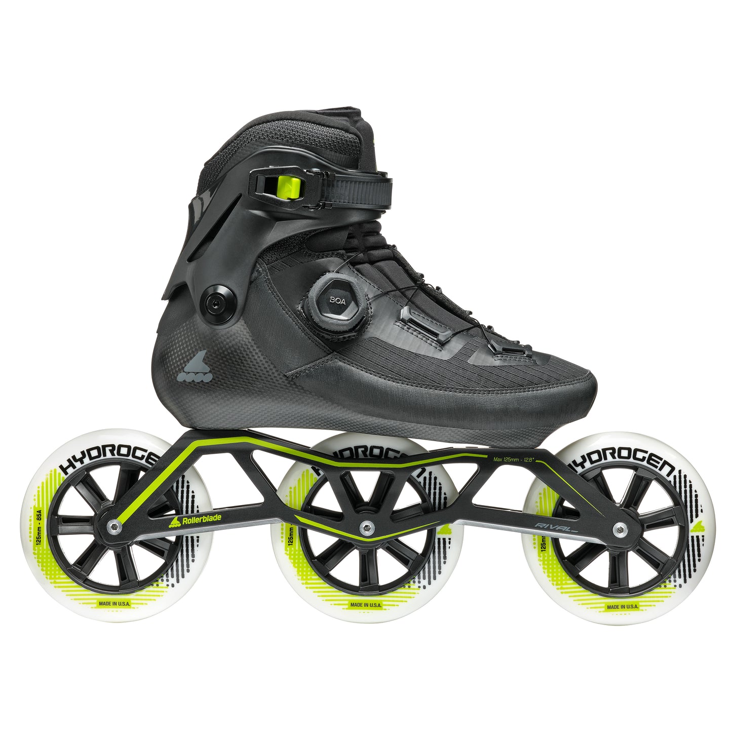 Patins de vitesse en ligne ROLLERS - LONG DISTANCE  REVV BOA® 125 07222200100 | Tailles                      : 23.0-31.5 (Includes Footboard Sizer) | Couleurs: NOIR 2025