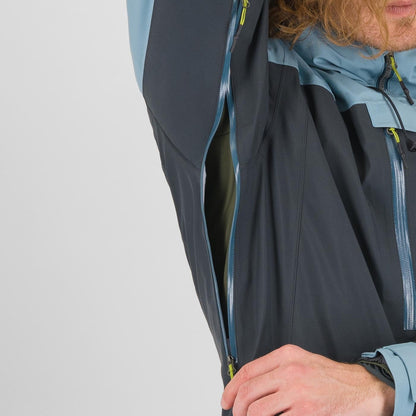 MIDI SHELL JACKET WOODL.GRAY/SMOKE BLUE | 2511019-008  2025-26