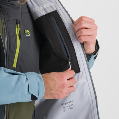 MIDI SHELL JACKET WOODL.GRAY/SMOKE BLUE | 2511019-008  2025-26