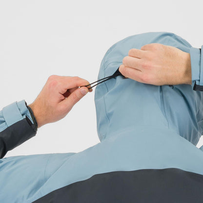 MIDI SHELL JACKET WOODL.GRAY/SMOKE BLUE | 2511019-008  2025-26