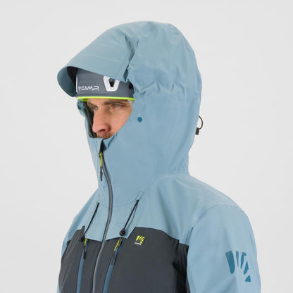 MIDI SHELL JACKET WOODL.GRAY/SMOKE BLUE | 2511019-008  2025-26