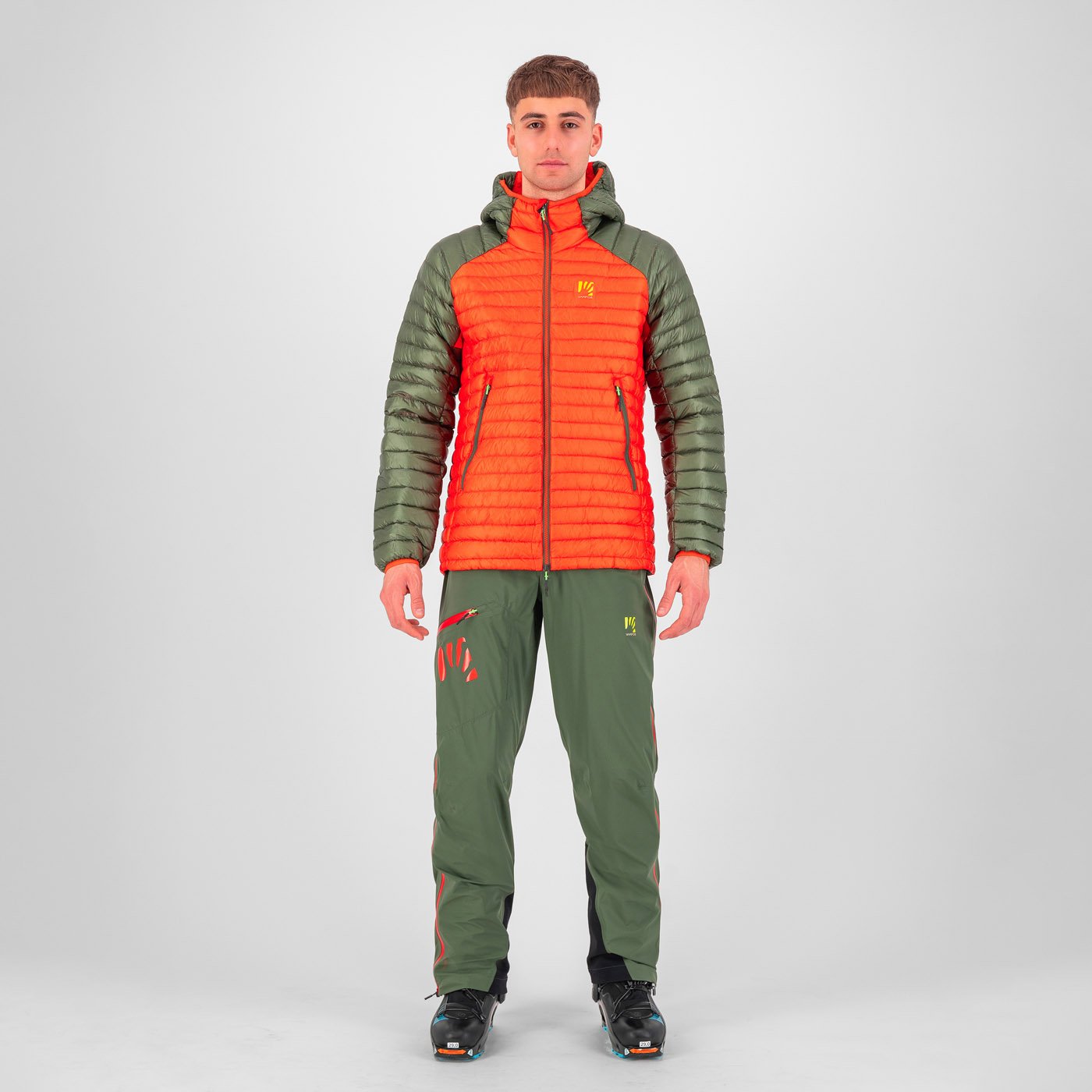 ALAGNA DOWN JACKET  SPICY ORANGE/THYME | 2511021-024     2025-26