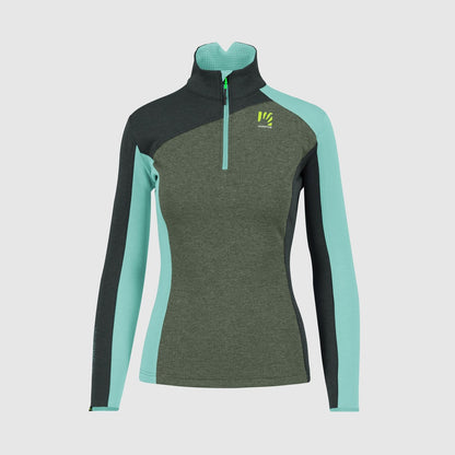 FEDERA HALF-ZIP W FLEECE   THYM/SABLE NOIR/CIEL AQUA | 2532022-024     2026