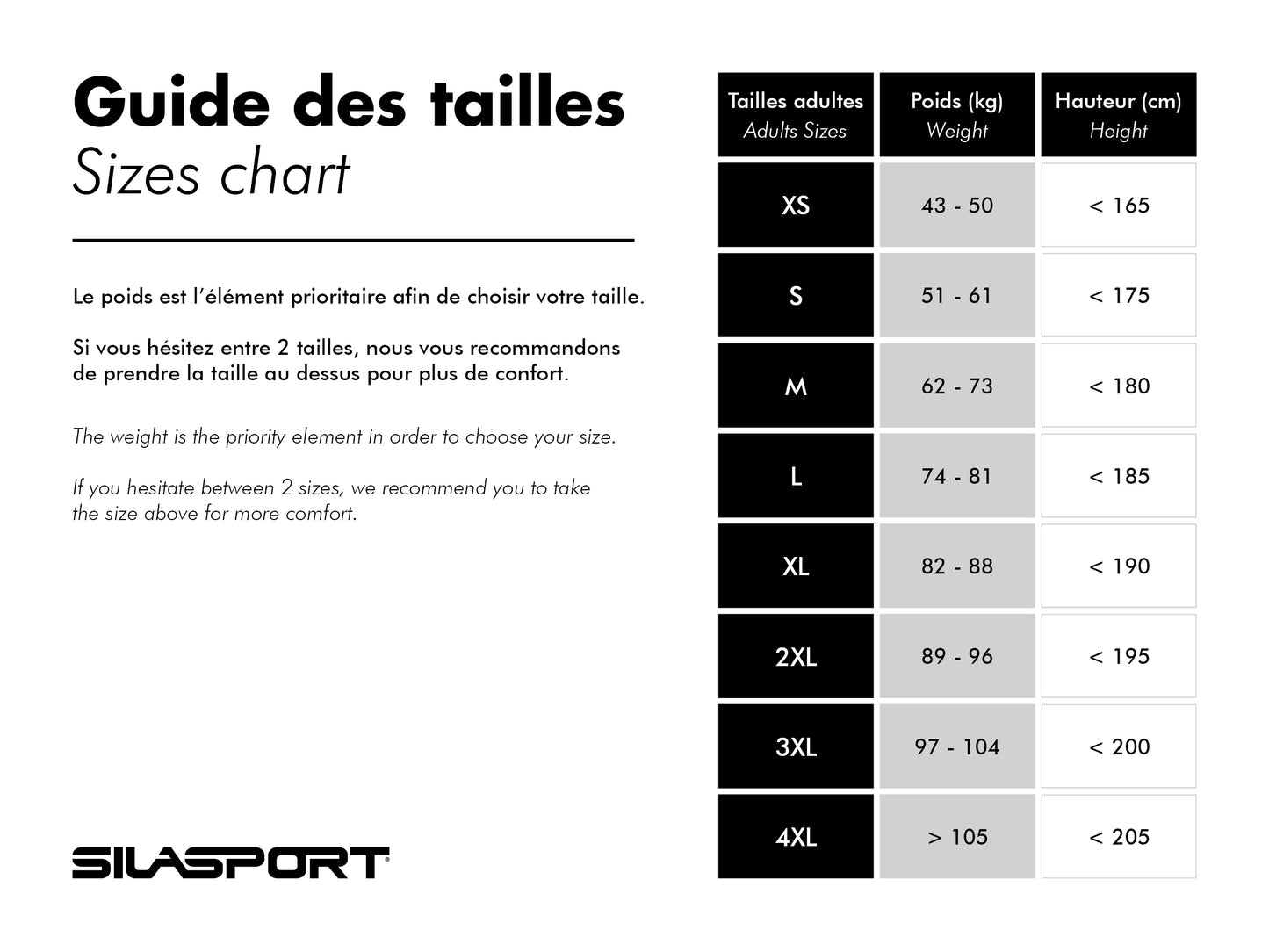 COLLANT ZIPPÉ D'ÉCHAUFFEMENT SILASPORT IRON STYLE 3.0 – NOIR/BLANC