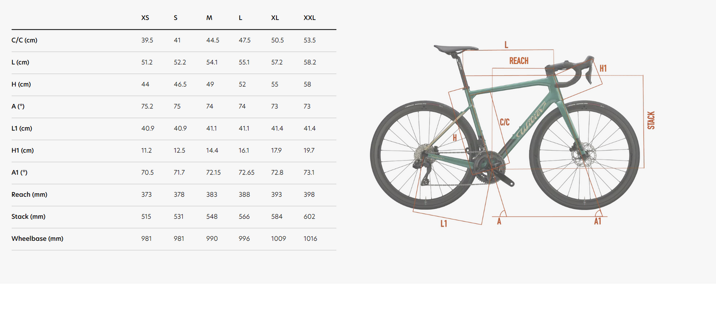 GARDA+STEMMA S2       E50652X    G41 Black Grey  Glossy 	SHIMANO 105 2x12 R7020	MICHE REFLEX DX  2026