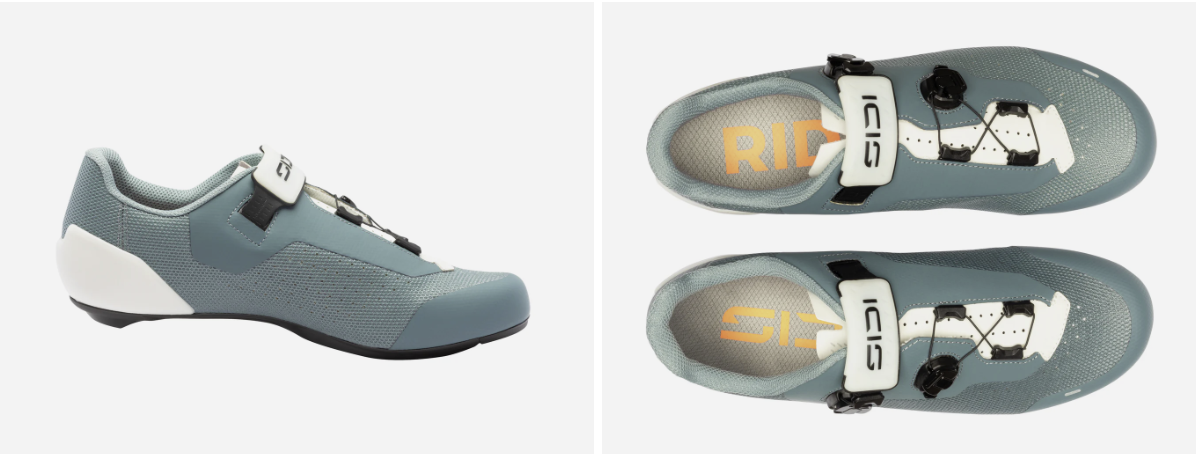 CHAUSSURES SIDI GENIUS  X  WYVE     2026    Couleur : gris givré - blanc glacé