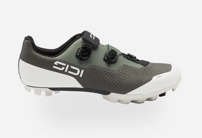 CHAUSSURES SIDI ASPER  2026  Optimisé pour le gravier    Couleur : gris givré - blanc glacé