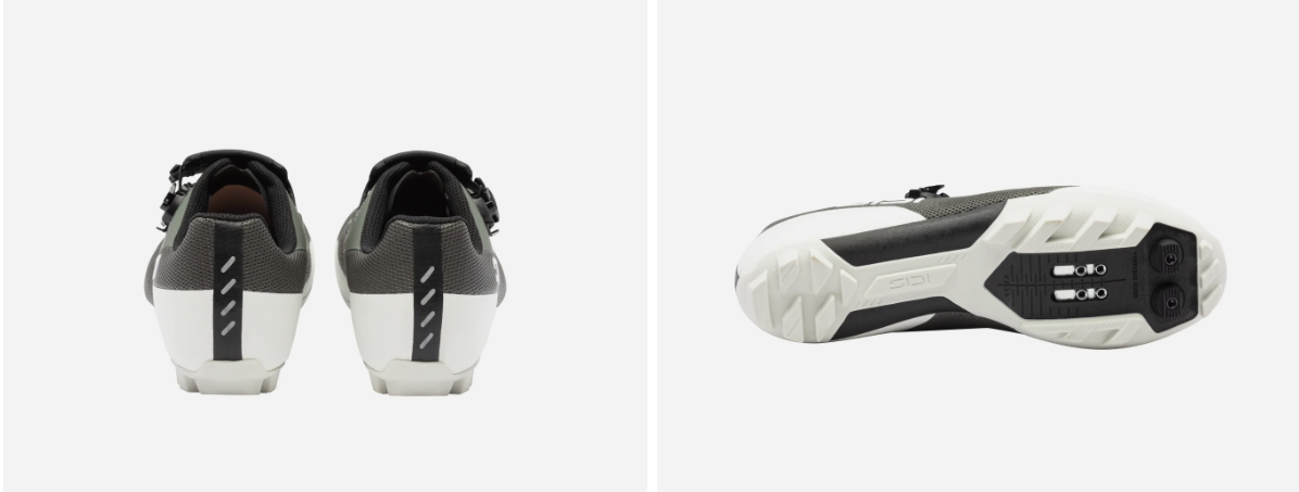 CHAUSSURES SIDI ASPER  2026  Optimisé pour le gravier    Couleur : gris givré - blanc glacé