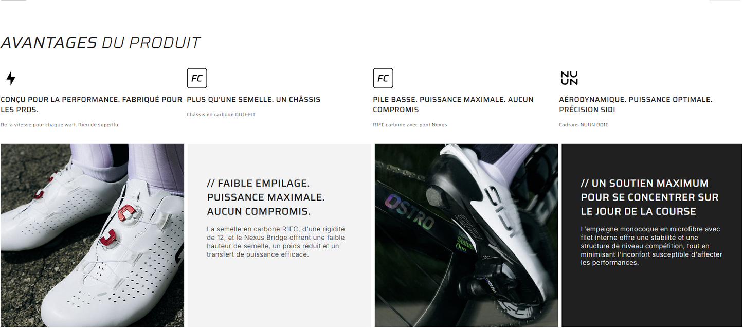 CHAUSSURES SIDI  SHOT 3  ivoire  2026