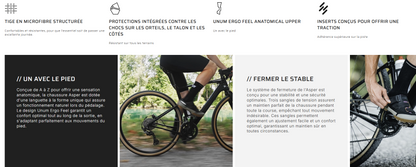 CHAUSSURES SIDI ASPER  2026  Optimisé pour le gravier    Couleur : gris givré - blanc glacé