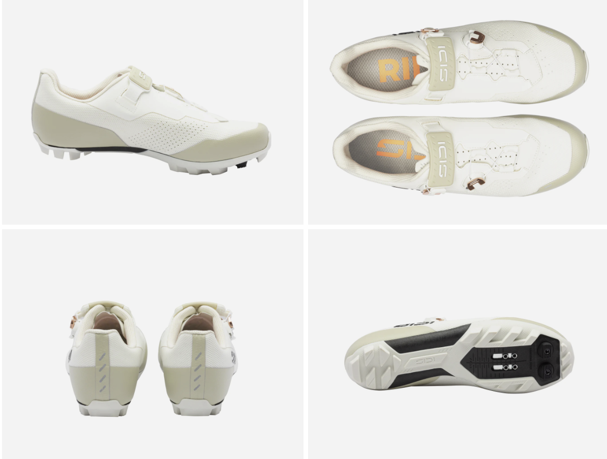 CHAUSSURES SIDI  DOMINATEUR X  MTB FEMME 2026  Couleur : blanc glacier - sable