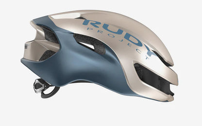 Casque Nytron      Couleur: Champagne/Blue Avio Metal Shiny 2026 )