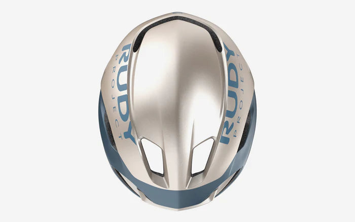 Casque Nytron      Couleur: Champagne/Blue Avio Metal Shiny 2026 )