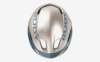 Casque Nytron      Couleur: Champagne/Blue Avio Metal Shiny 2026 )