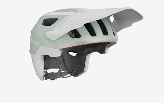 CASQUE VTT Terraform    Couleur: White/Mint/Gold Matte     2026