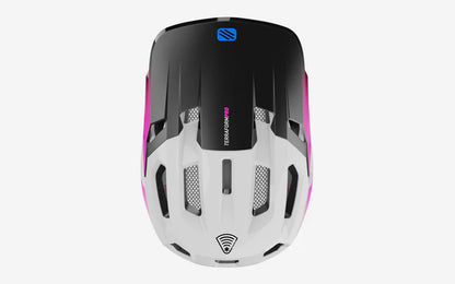 CASQUE VTT  Terraform Pro    Couleur: White/Pink/Cyber Blue Shiny    2026