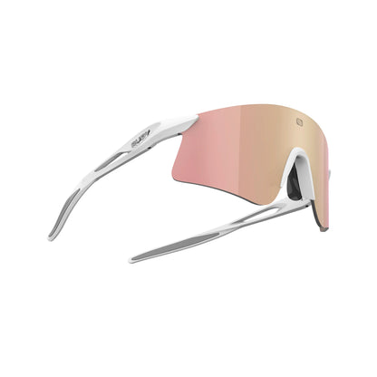 LUNETTE Astral X    Couleur :  White Matte With Multilaser Rose Gold Lenses    2026