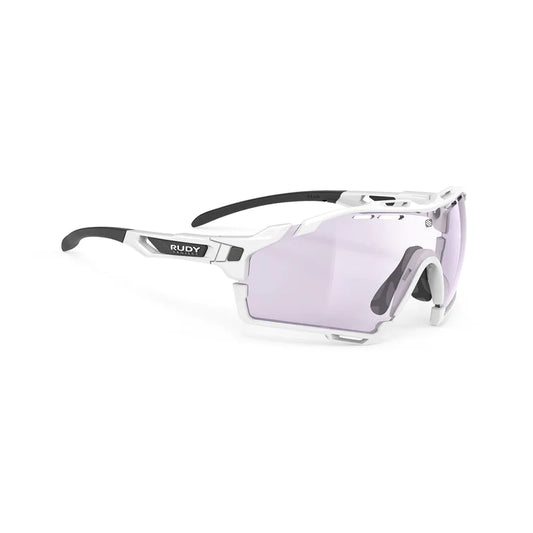 LUNETTE LIGNE DE COUPE COLOUR CADRE BLANC BRILLANT CUTLINE AVEC VERRES PHOTOCHROMIQUES LASER VIOLET IMPACTX-2 PARE-CHOCS BLANCS 2026