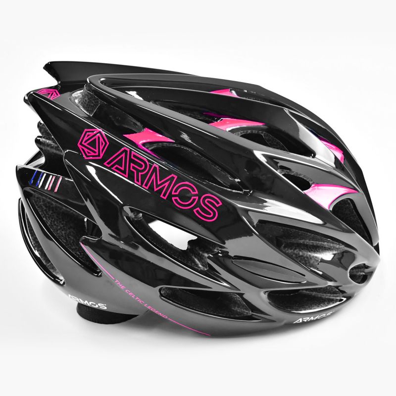 CASQUE ARMOS METEOR – NOIR/ROSE FLUO   3698