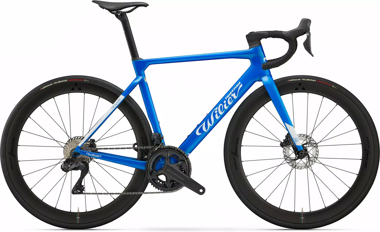 FILANTE SL +Z BAR    E639LDC (with carbon Z BAR)  F12 Silver, Black - Glossy SHIMANO ULTEGRA Di2 2x12 R8170	MICHE SWR EVO 50 CARBON   2026