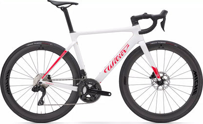 Filante SL  E6395I3 (with alloy STEMMA S2)  F20 White Red  Glossy 	SHIMANO 105 Di2 2x12 R7170	MICHE S 50 CARBON 2026