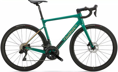 GARDA+STEMMA S2     E5065IX G42 Green Gold Glossy 	SHIMANO 105 Di2 2x12 R7170	MICHE REFLEX DX    2026