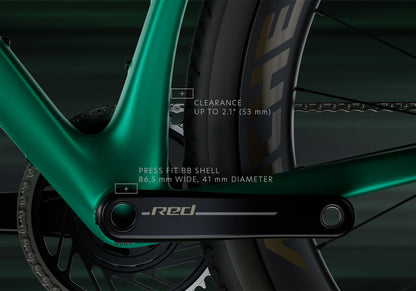 E628VYJ (with alloy STEMMA S2  )   	V12 Neon Purple  Glossy SRAM RIVAL XPLR AXS E1 1x13S	MICHE GRAFF ALLROAD  2026