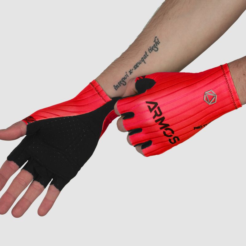 GANTS COURTS ARMOS PRO AERO CHRONO ROUGE   3663