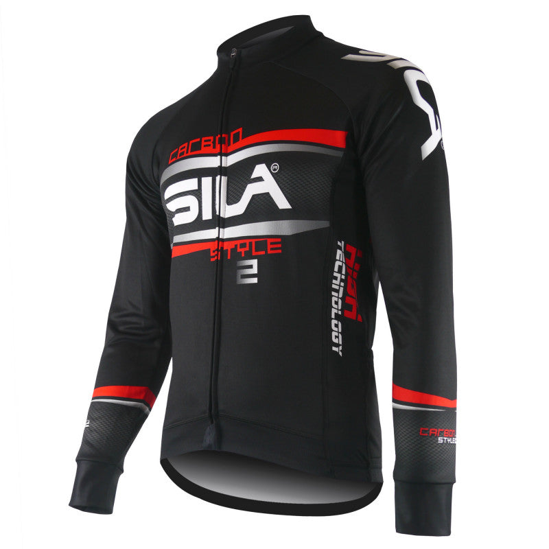 VESTE THERMIQUE HIVER SILA CARBON STYLE 2 -noir/rouge  en stocke seulement