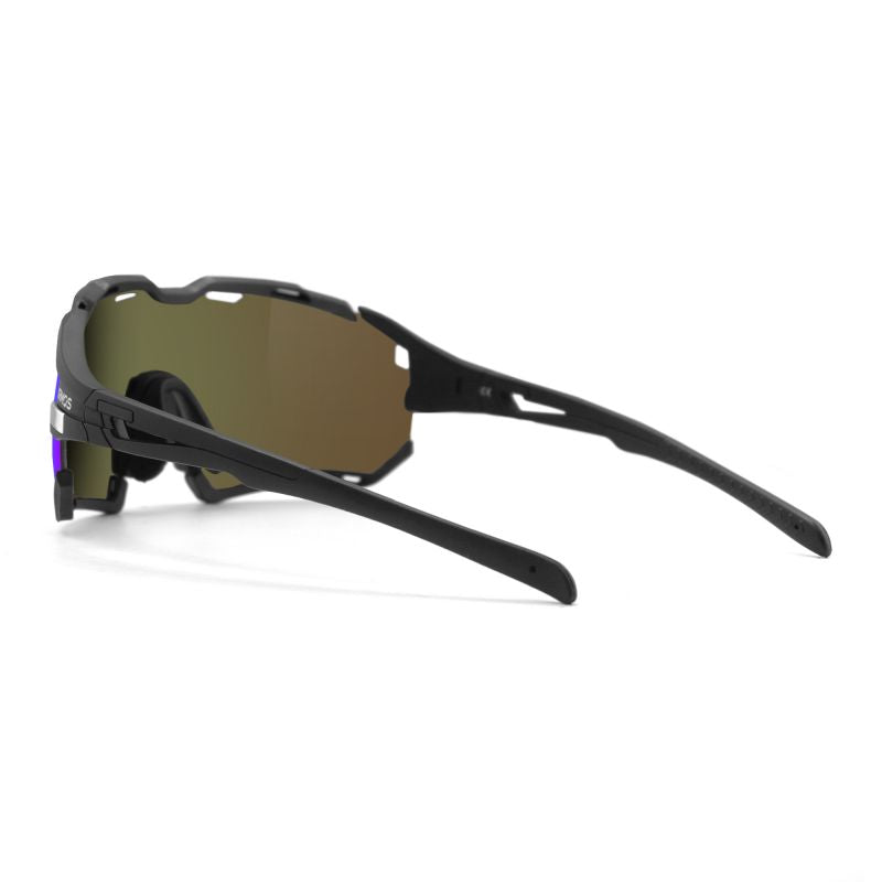 LUNETTES ARMOS ELIUS - NOIR - VERRES REVO BLEU   3654  2025