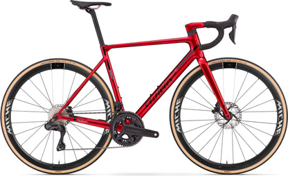 Verticale SLR   E608WLK Q2 Velvet Red - Glossy  CAMPAGNOLO SUPER RECORD WRL 2x13	MICHE KLEOS RD 36 CARBON | CERAMICSPEED BEARINGS  2026
