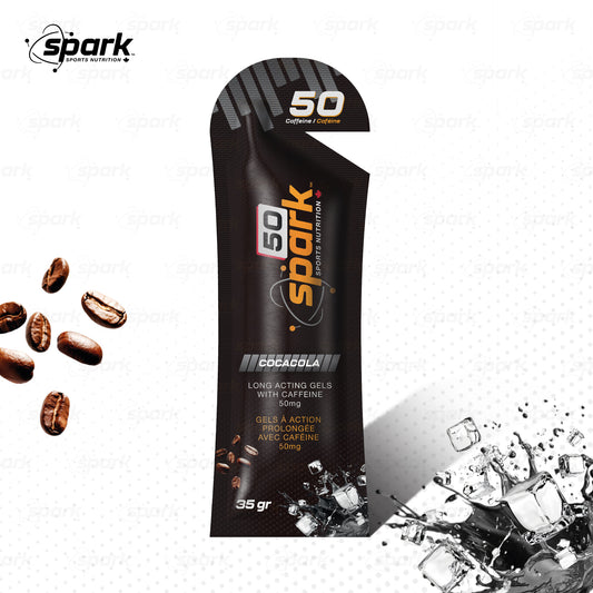 SPARK GELS  50  COLA  50 MG CAFÉINE  2026