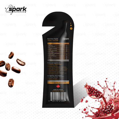 SPARK GELS  50  GRENADE   50 MG CAFÉINE  2026
