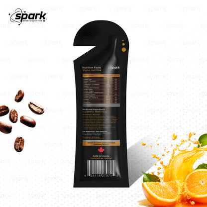 SPARK GELS  50  TANGERINE  50 MG CAFÉINE  2026