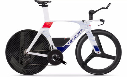 Supersonica SLR   E655IT2	       T15 Groupama FDJ  Profile Design ASC Pro Extensions   SHIMANO DURA-ACE Di2 R9270 2x12S TRIATHLON	MICHE KLEOS 67 (Front) / 85 (Rear)