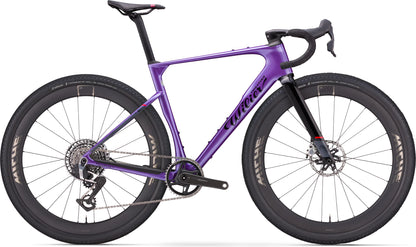 Rave SLR ID2 E628G4G (with carbon F BAR)  V12 Neon Purple  Glossy	 SHIMANO GRX Di2 1x12S	MICHE AERO GRAFF CARBON 48 mm 2026 (Copie) (Copie) (Copie)